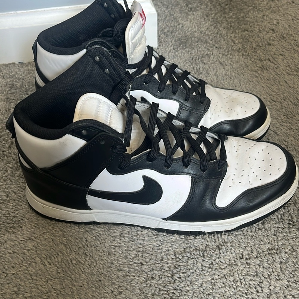 Nike panda high tops